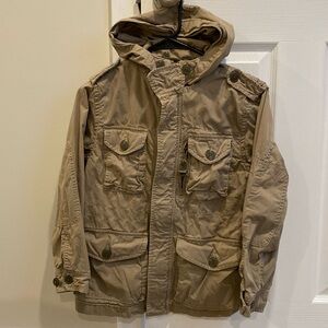 GAP Kids Light Brown Utility Jacket Medium 8 Boys